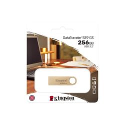 KINGSTON DATATRAVELER SE9 G3 USB 3.2 GEN 1 FMHZAS PENDRIVE 256GB (220/100 MB/s) ARANY