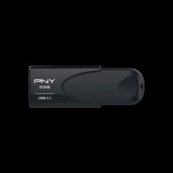 PNY ATTACHE 4 USB 3.1 PENDRIVE 512GB FEKETE