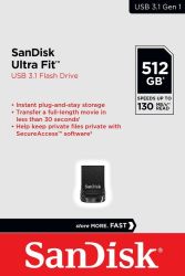 SANDISK USB 3.1 ULTRA FIT PENDRIVE 512GB